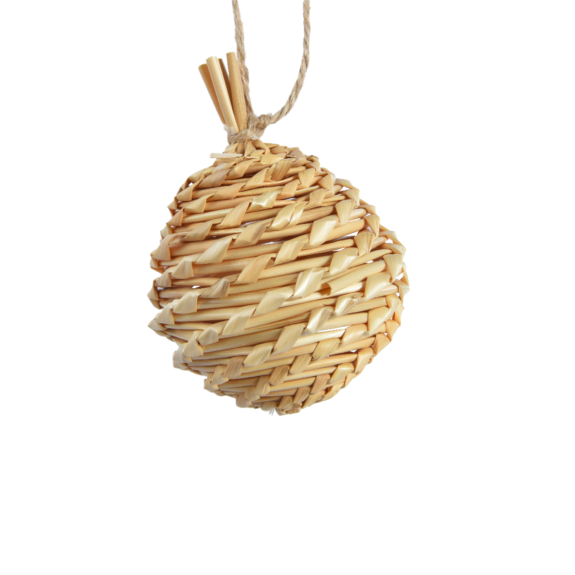 Décoration à suspendre Boule paille l Paille