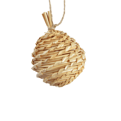 Décoration à suspendre Boule paille s Paille