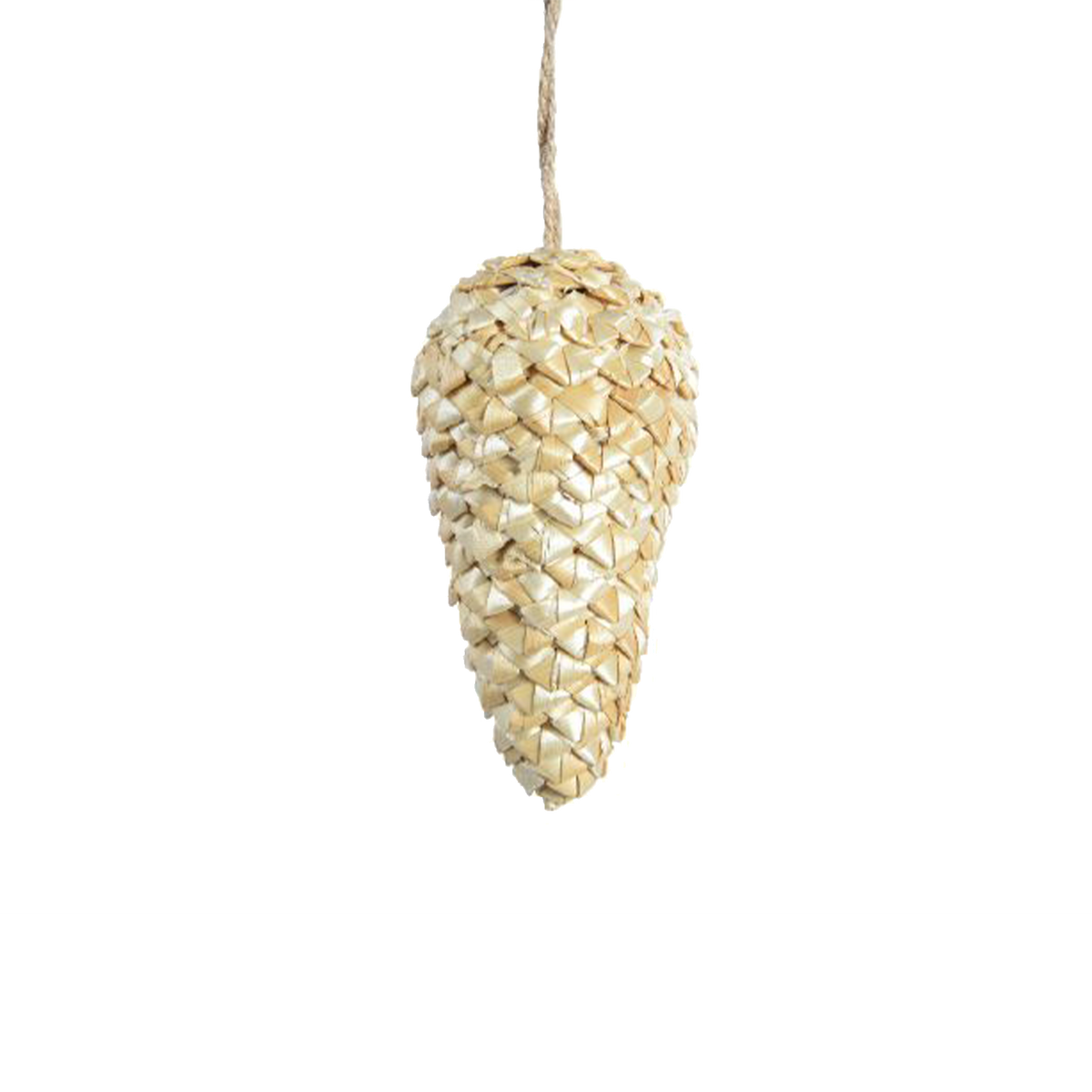 Décoration à suspendre Pomme de pin l Paille