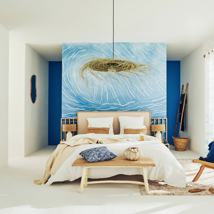 4MURS Tête de lit Motel Décor chêne