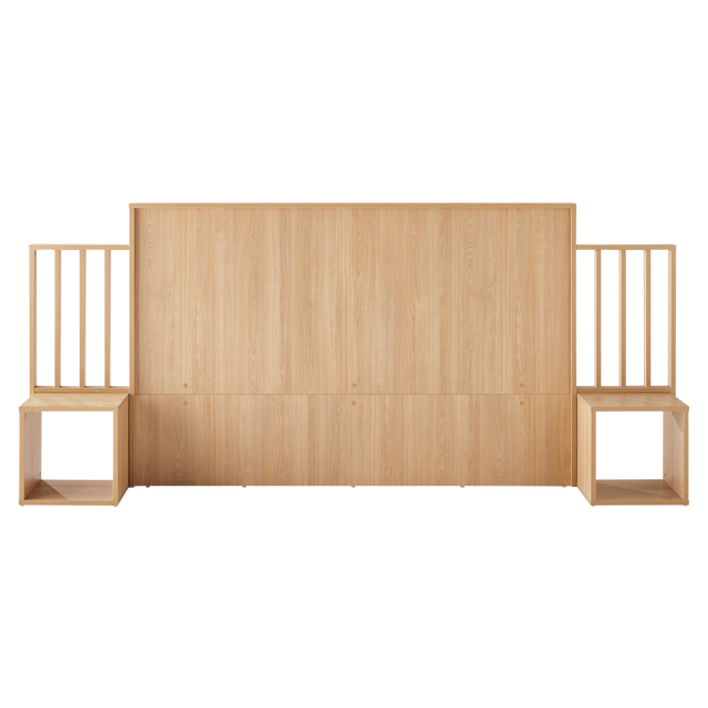 4MURS Tête de lit MOTEL coloris Décor Chêne