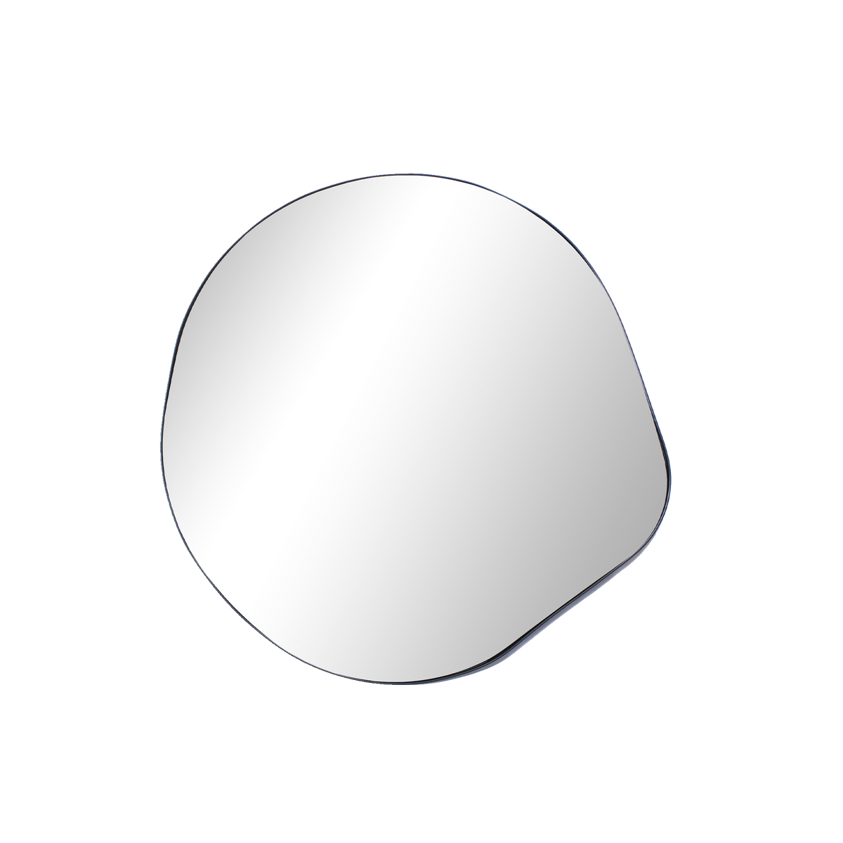 Miroir en métal Peeble Noir