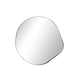 Miroir en métal Peeble Noir