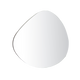 Miroir en métal Nude Beige