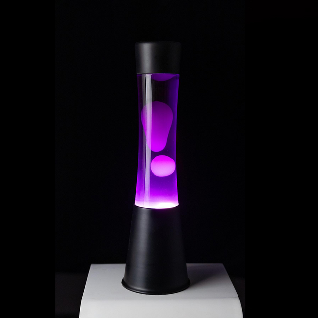 Fisura Lampe à lave LAVA BLACK coloris noir 39,5 x 11 cm