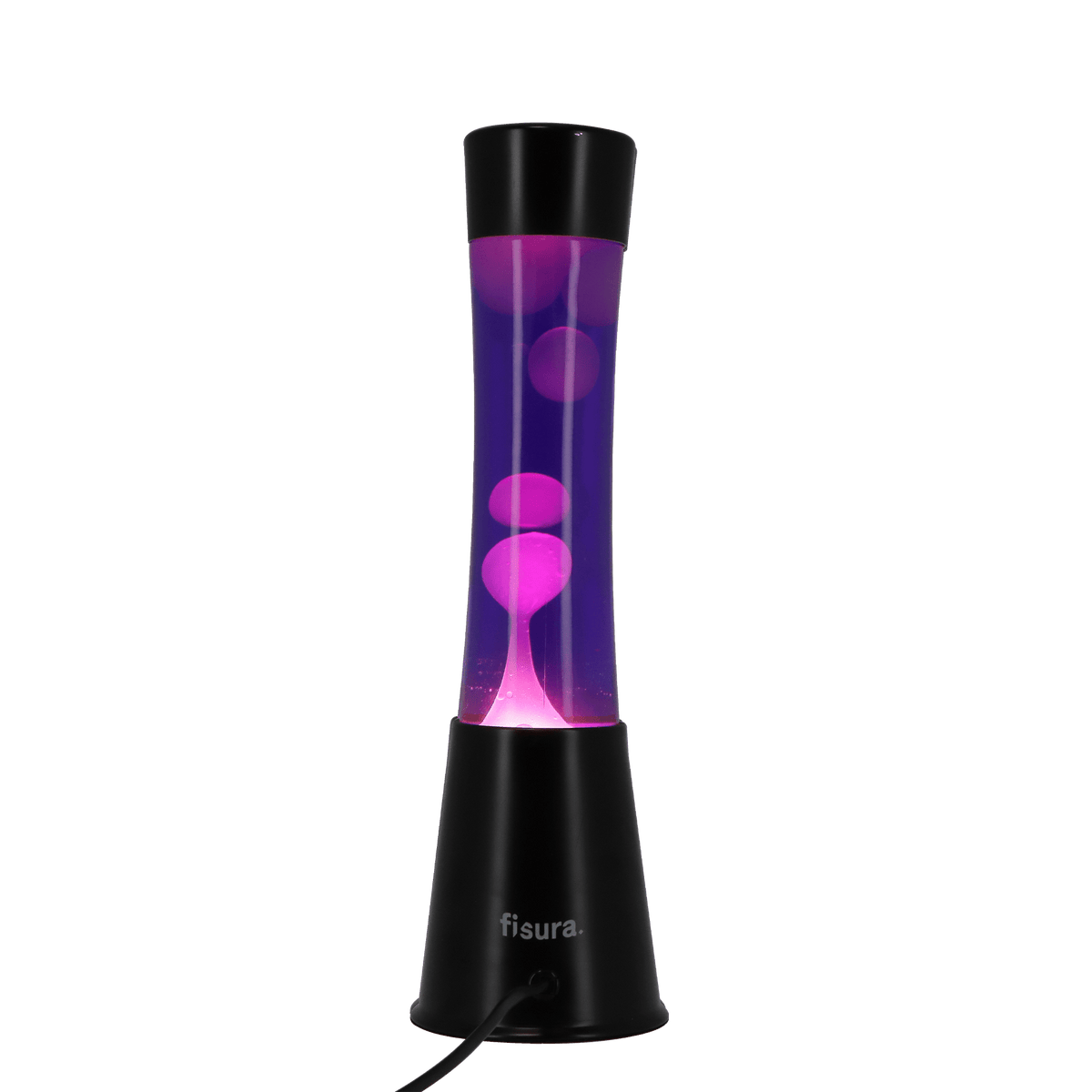 FISURA Lampe à lave Lava black Noir