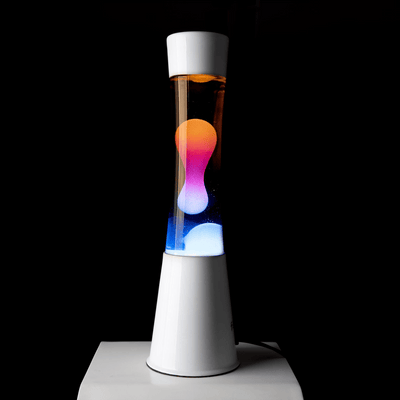 FISURA Lampe à lave Lava white Blanc