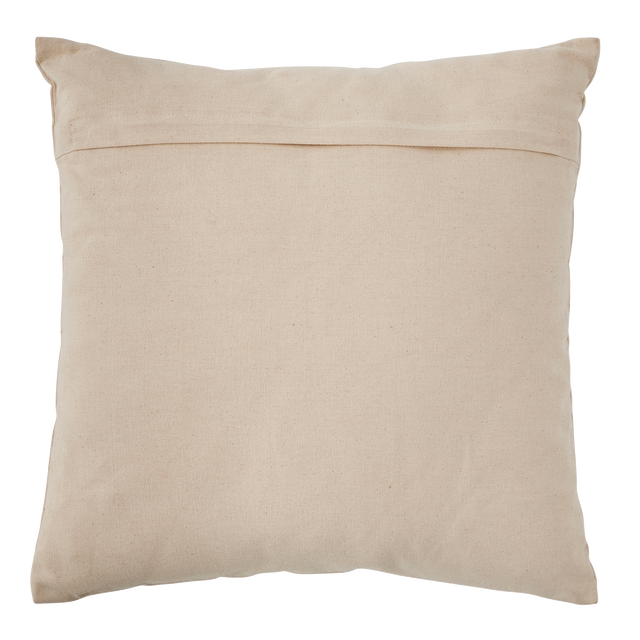 Coussin LEONIA coloris beige rosé/vert 45 x 45 cm