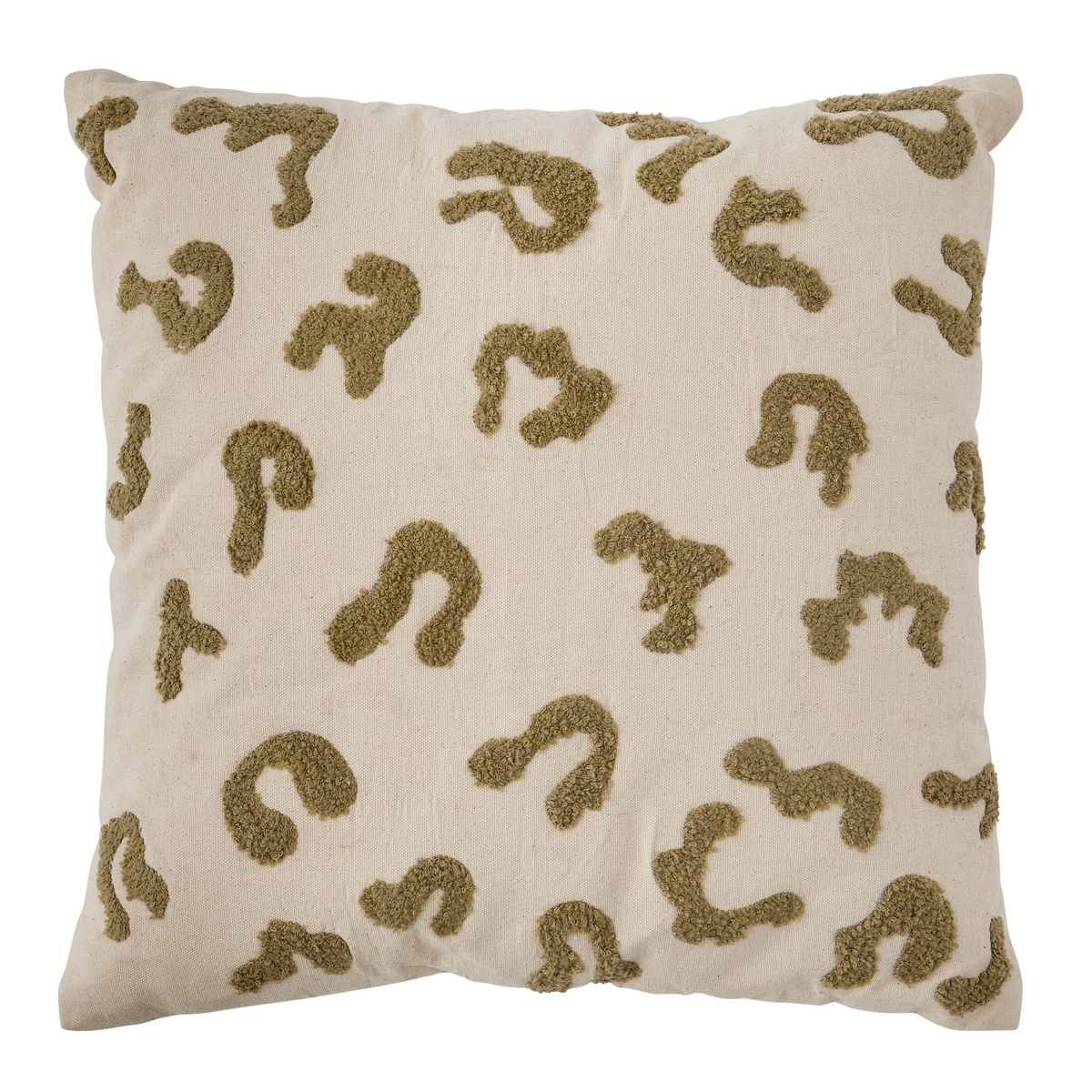 Coussin Leonia Beige rosé/vert