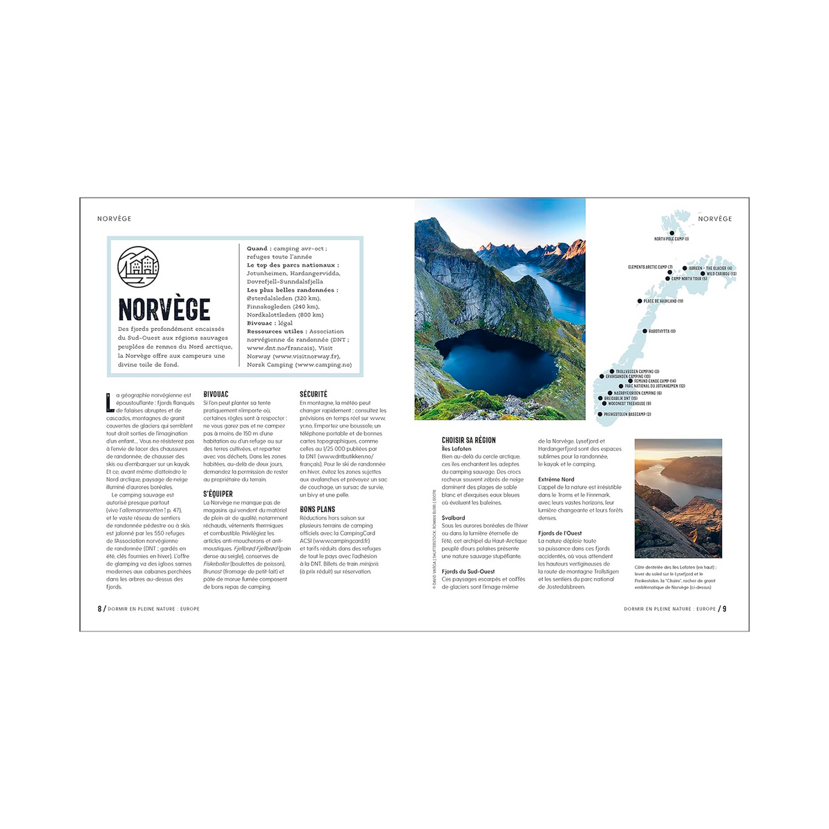 LONELY PLANET Livre voyage et nature Dormir en pleine nature Multicolore