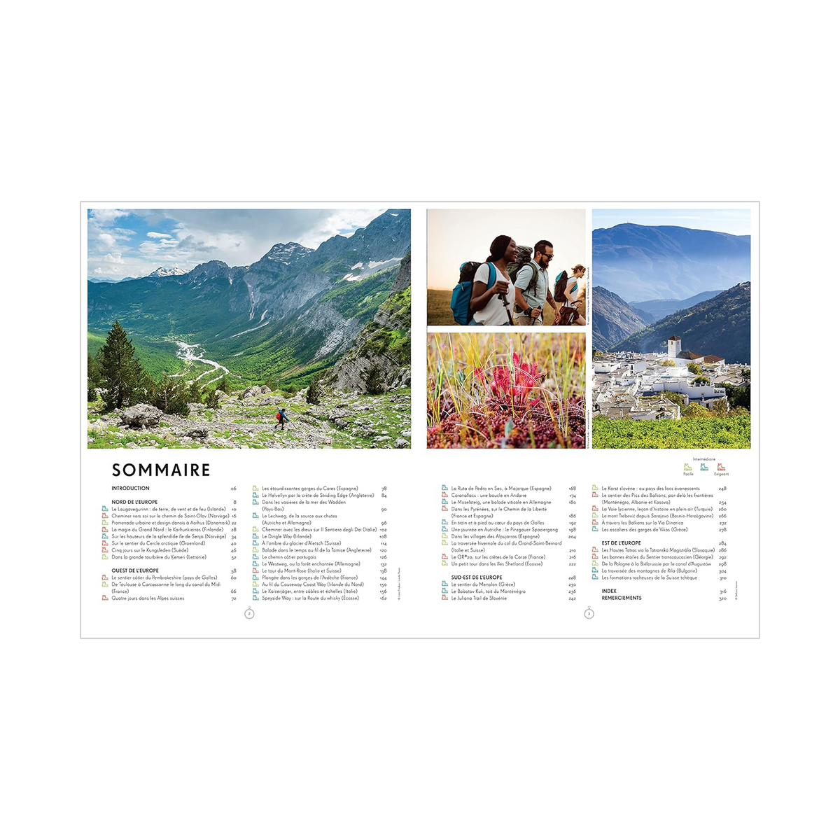 LONELY PLANET Livre voyage et nature Treks en europe Multicolore