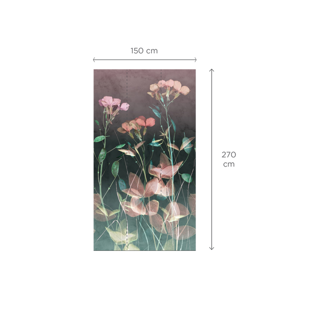 Papier peint panoramique L OMBELIA 150 x 270 cm