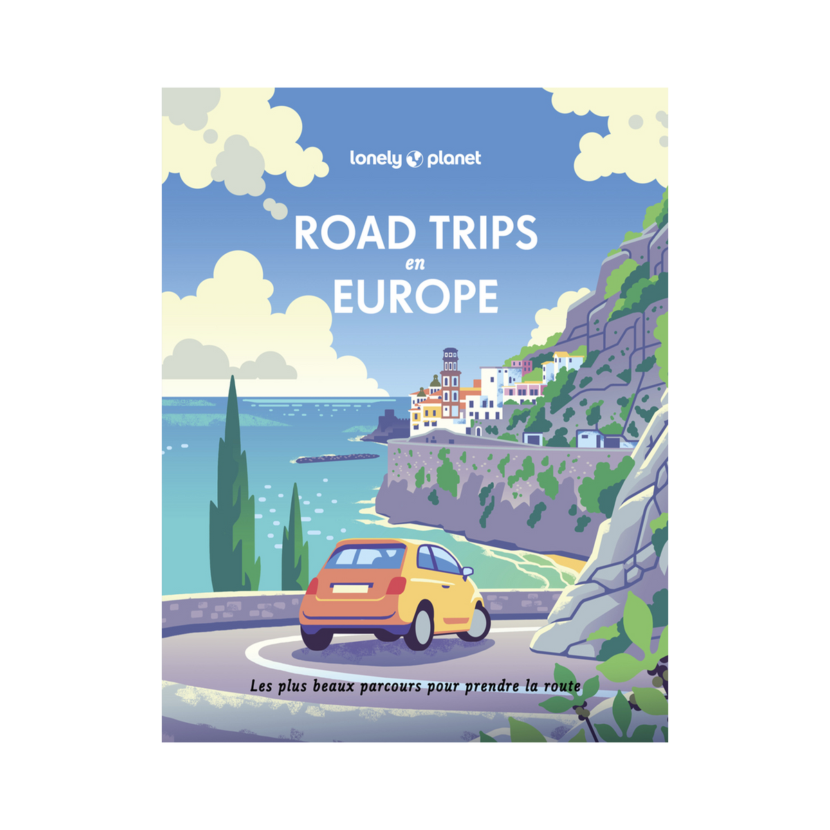 LONELY PLANET Livre voyage et nature Road trips en europe Multicolore