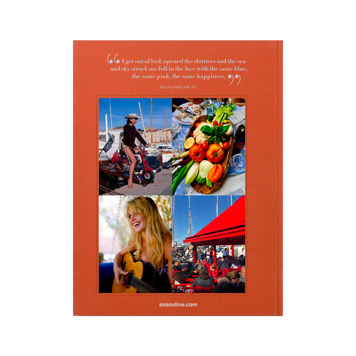 ASSOULINE Livre voyage et nature St tropez soleil Orange