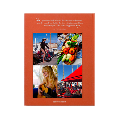 ASSOULINE Livre voyage et nature St tropez soleil Orange