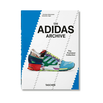 TASCHEN Livre mode Adidas archive Bleu
