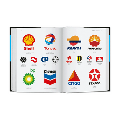 TASCHEN Livre mode Logo design Bleu