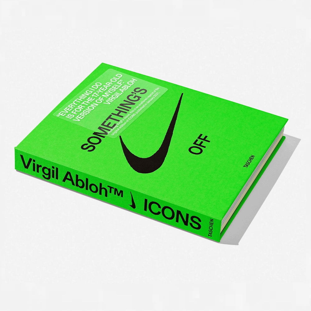 TASCHEN Livre mode Nike - virgil abloh Vert