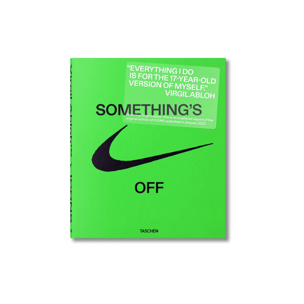 TASCHEN Livre mode Nike - virgil abloh Vert