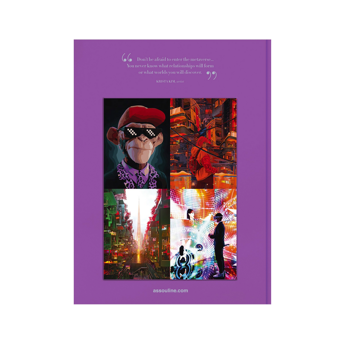 ASSOULINE Livre arts Metaverse dream Mauve