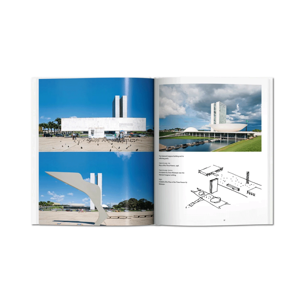 TASCHEN Livre arts Niemeyer Blanc