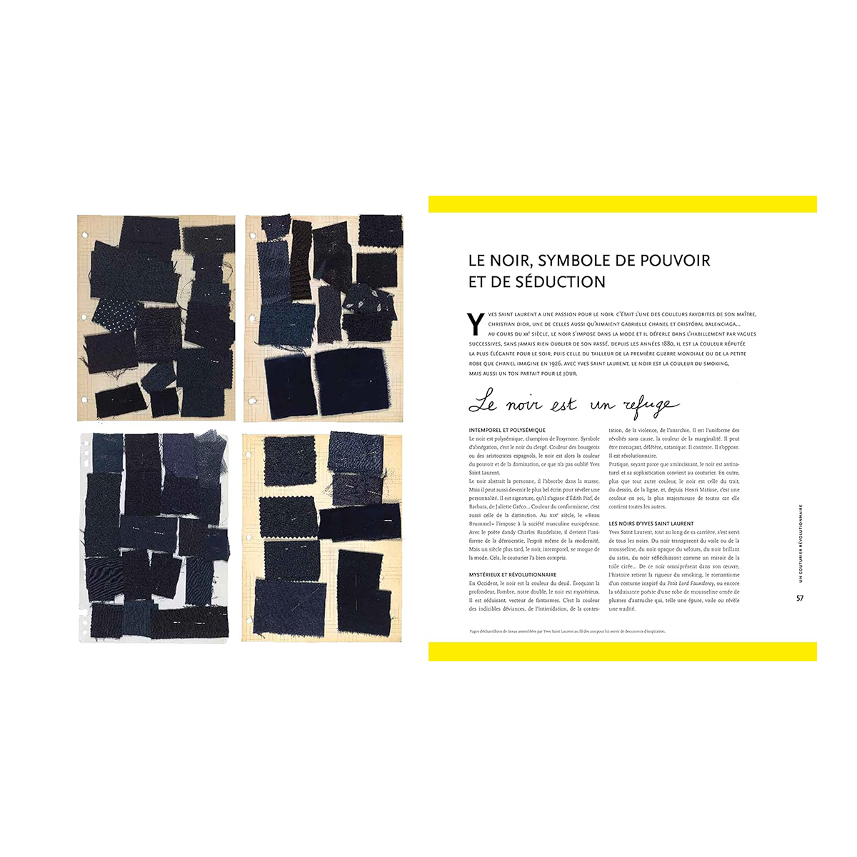 HACHETTE PRATIQUE Livre mode All about yves Noir