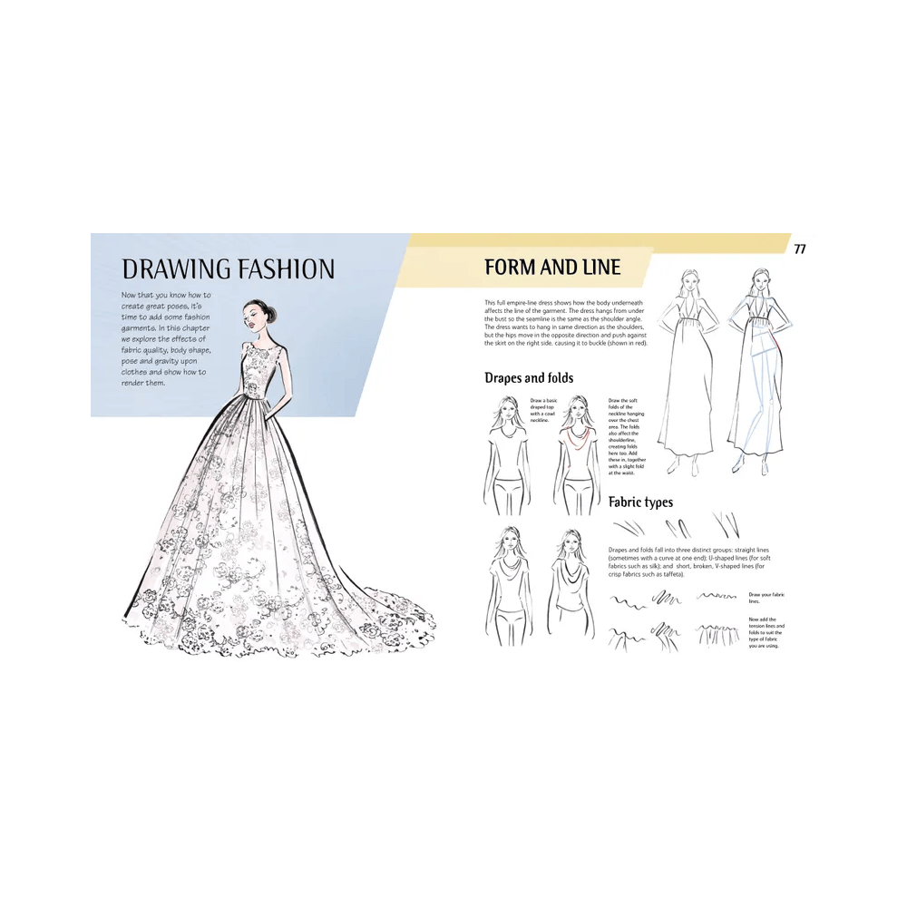 HACHETTE PRATIQUE Livre mode Dessiner la mode Rose