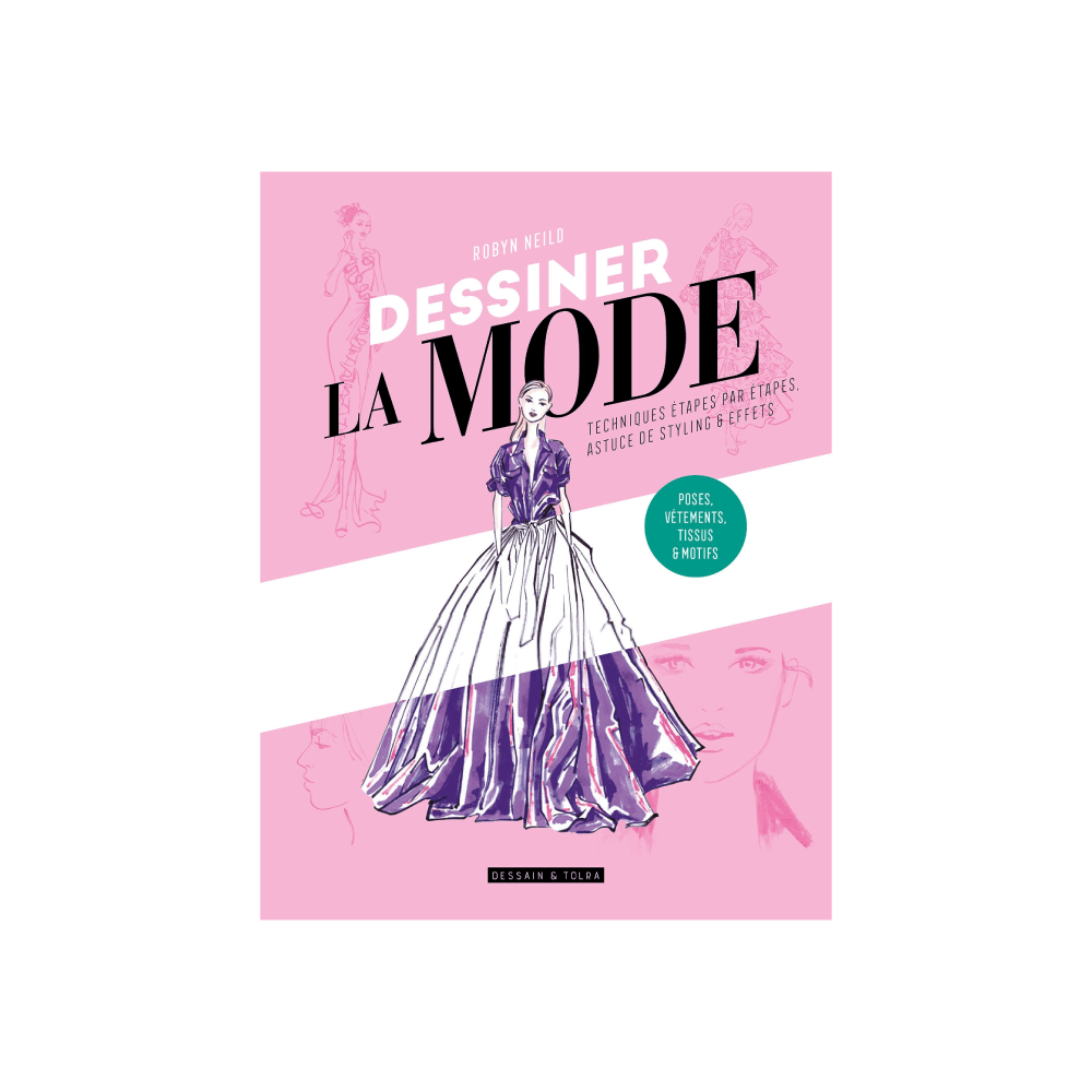 HACHETTE PRATIQUE Livre mode Dessiner la mode Rose