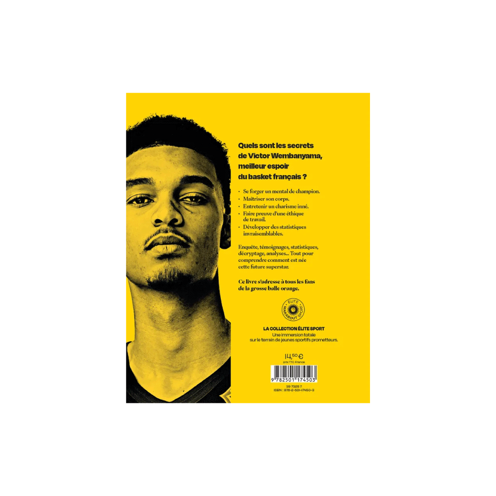 HACHETTE PRATIQUE Livre sport Victor wembanyama Jaune