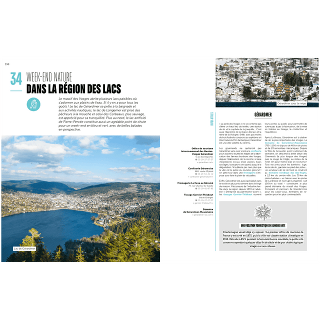 Hachette Pratique Livre voyage et nature NOS 52 WEEK-ENDS COUPS DE COEUR DANS LE GRAND-EST