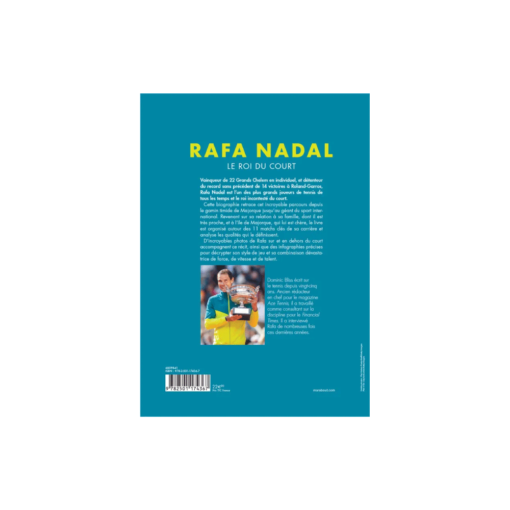 HACHETTE PRATIQUE Livre sport Rafa nadal : le roi du court Blanc