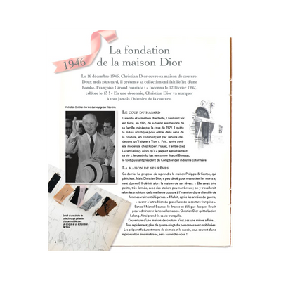 HACHETTE PRATIQUE Livre mode Dior for ever Blanc