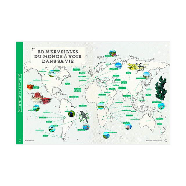 Hachette Pratique Livre voyage et nature TOUT UN MONDE À EXPLORER