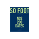 HACHETTE PRATIQUE Livre sport So foot - nos 200 dates Bleu