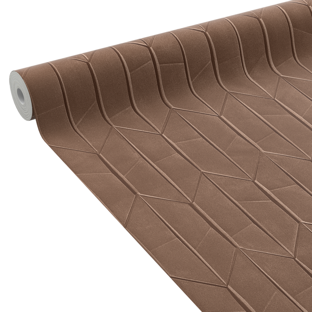 Papier peint intissé DARRON coloris chocolat