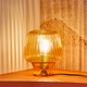 Lampe à poser Holeo Ambré