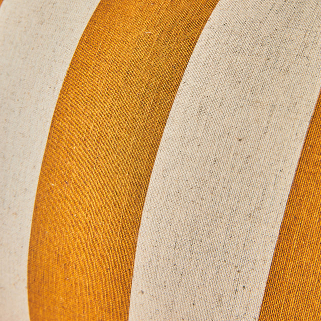 Coussin MONI coloris ocre/ivoire 55 x 35 cm