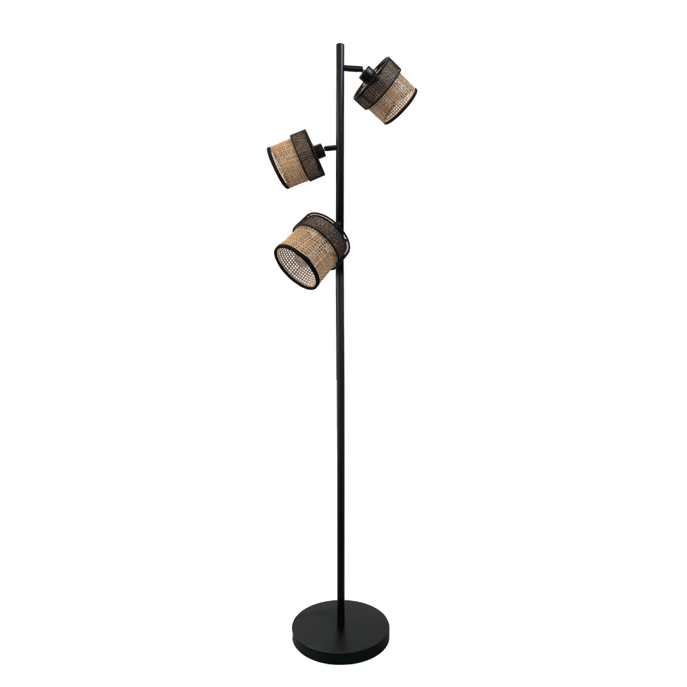 Lampadaire Clayton Rotin