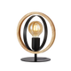 Lampe à poser Quebec Noir et naturel