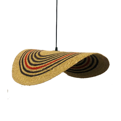 Suspension Bahia Naturel, terre cuite, noir