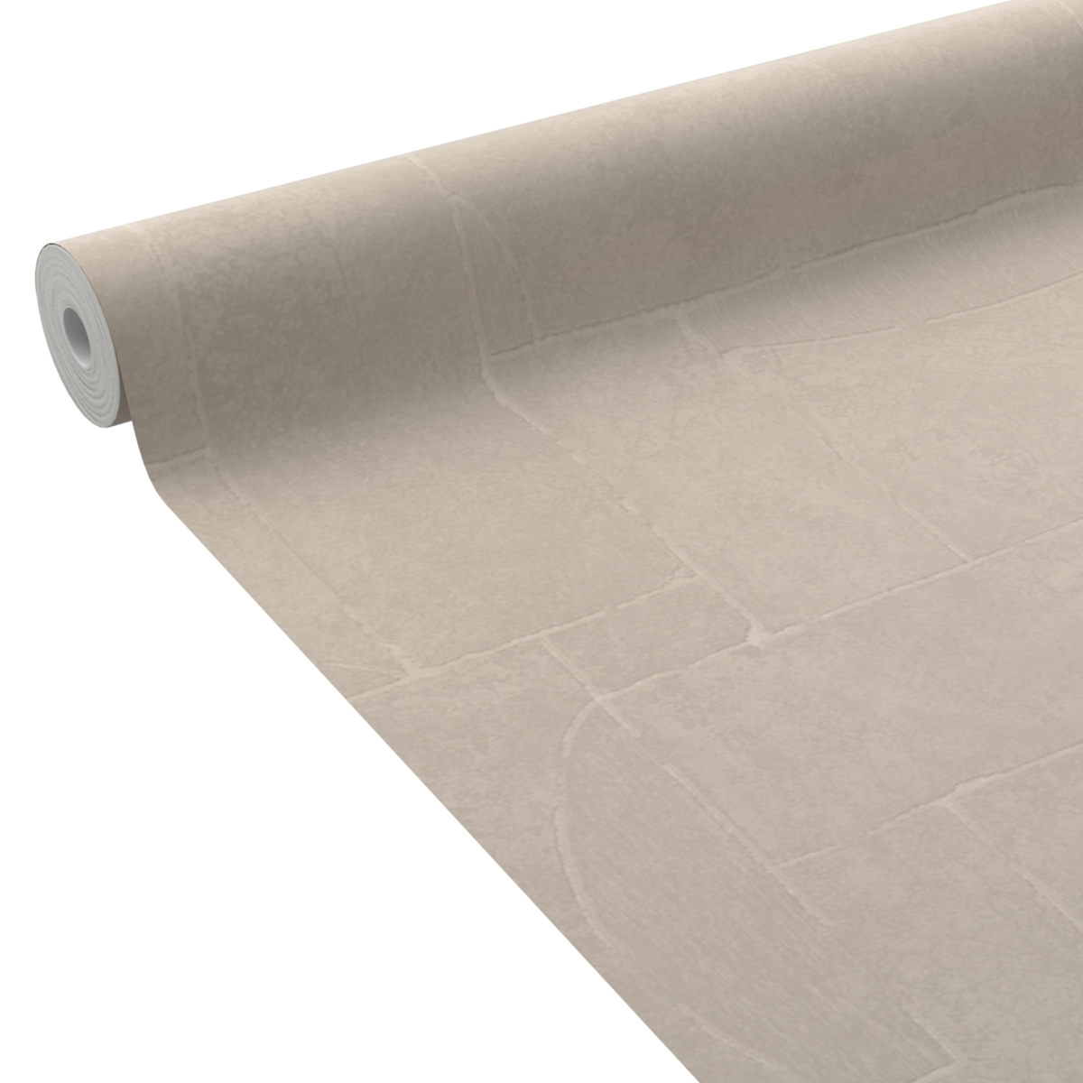 4MURS Papier peint intissé Clay Blanc crème