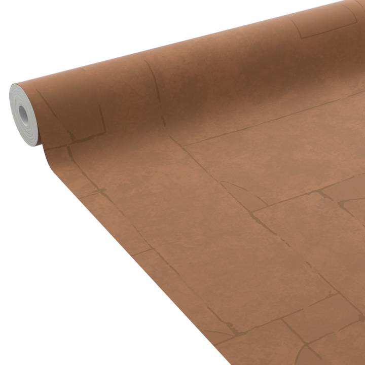 4MURS Papier peint intissé Clay Argile rouge