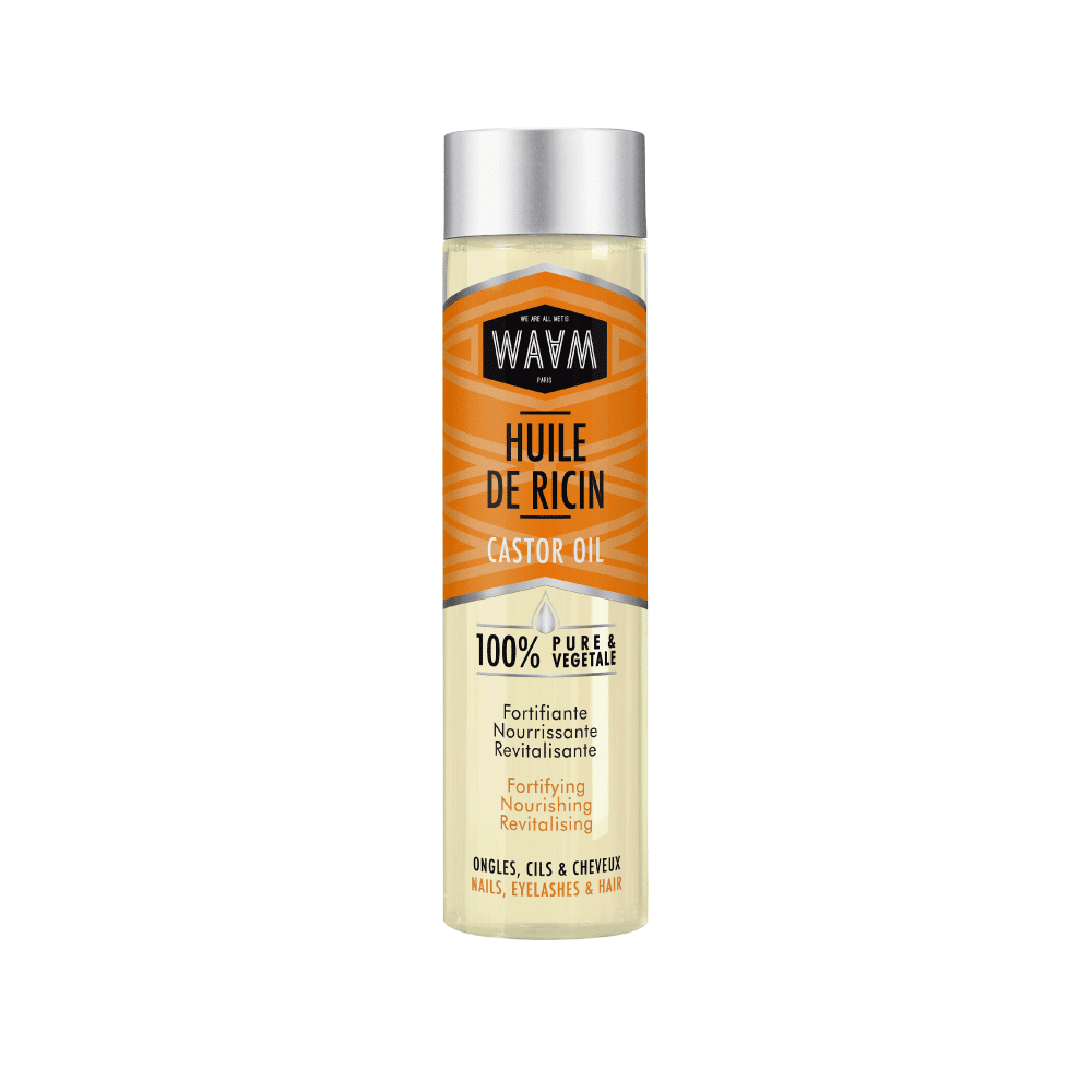WAAM Huile corps et visage Huile de ricin Transparent 75ML