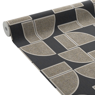 4MURS Papier peint intissé Taho Noir