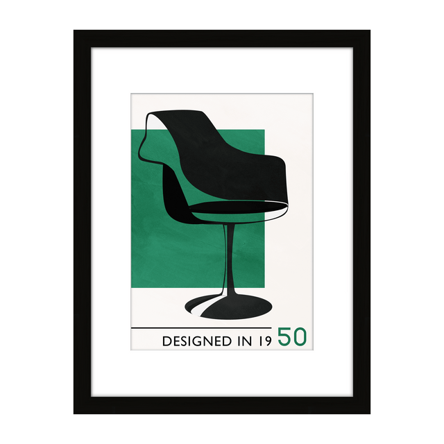 4MURS Image encadrée DESIGNED IN 1950 30 x 40 cm