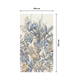 4MURS Papier peint panoramique L Amelya Bleu grisé Satiné