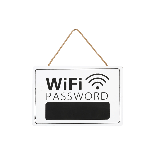 Ardoise WIFI PASSWORD 32,5 x 30 cm