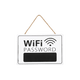 Ardoise Wifi password Blanc