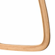 Miroir en bois Pollis Beige