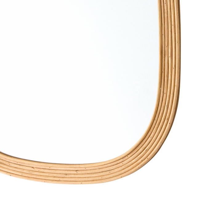 Miroir en bois POLLIS 36 x 46 cm